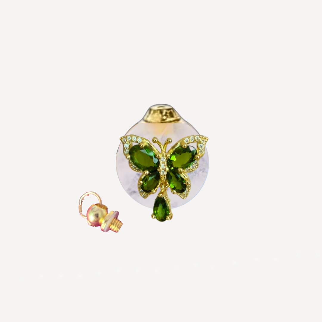 QUEEN SWALLOWTAIL Diopside Perfume Talisman Necklace - Image 3
