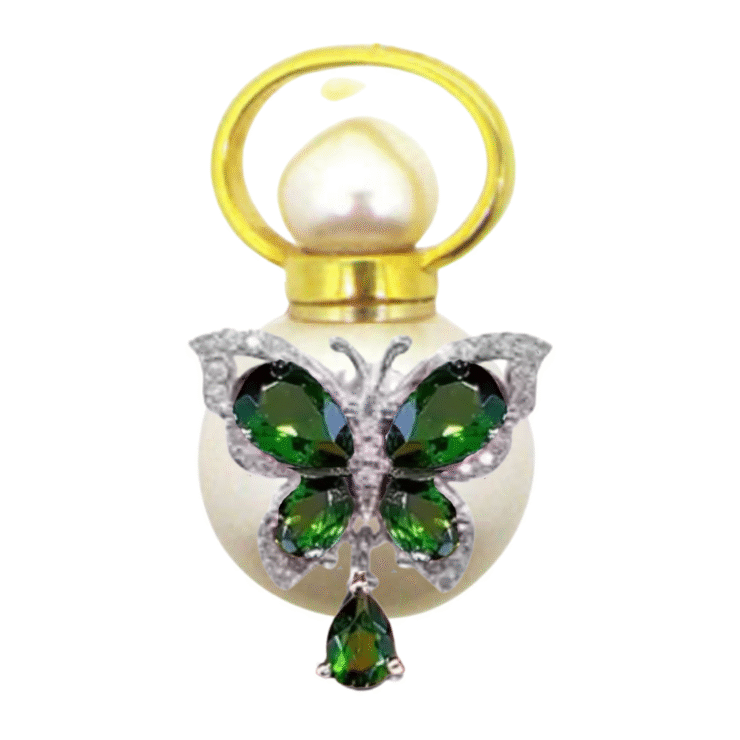 COMING WINTER 2025! Diopside Freshwater Pearl Perfume Talisman