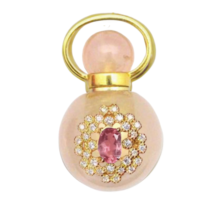 COMING WINTER 2025! Tourmaline Rose Quartz Perfume Talisman