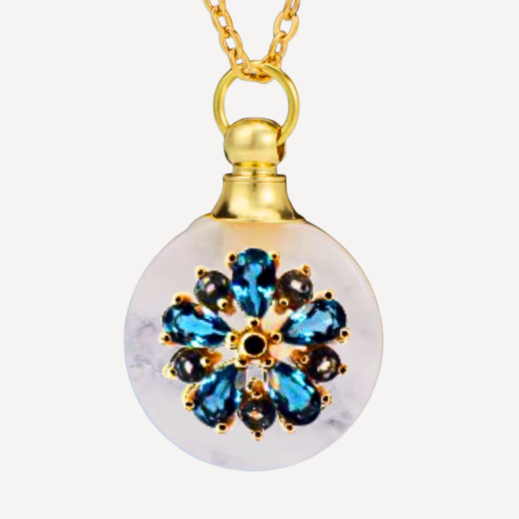 MARCHIONESS HYDRANGEA Blue Topaz Perfume Talisman