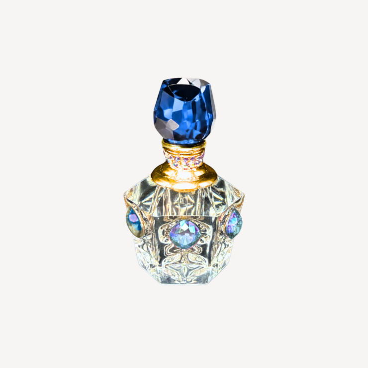 SAPPHIRE GODDESS Pure Sandalwood Jeweled Mood Attar, 5 ml